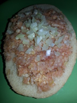 Vegetarisches Mettbrötchen