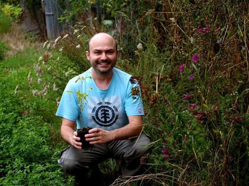 Der Hagebaum und ich... ;-)